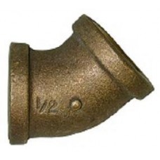 Coude laiton 1-1/2" x 45